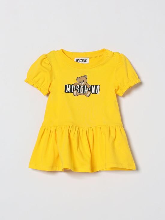 26SS [키즈] 모스키노 점프수트 MAV0C7LBA00 50577 Yellow