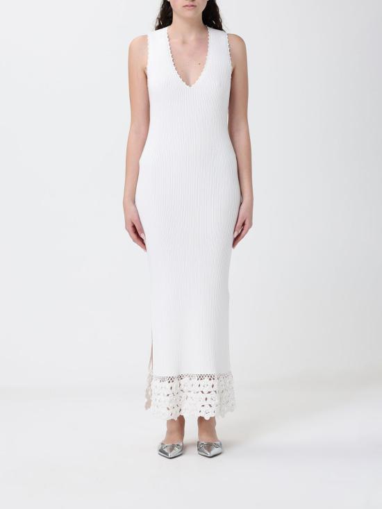 26SS 가니 롱 원피스 A1030474 135 White