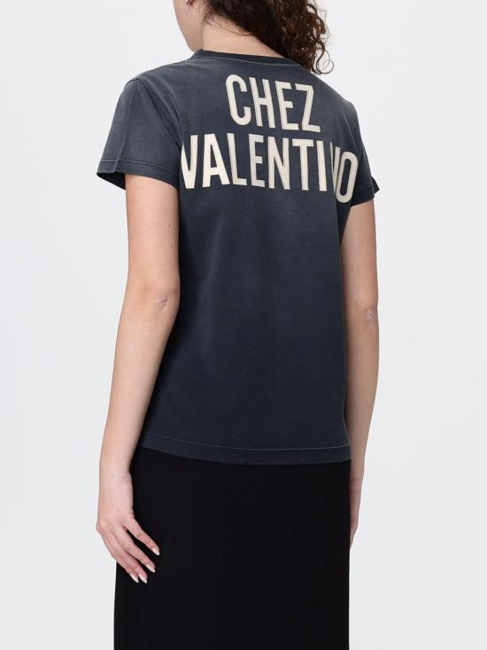 26SS 발렌티노 가라바니 반팔 티셔츠 8B3MG24Y9GL TB1 Black - VALENTINO GARAVANI