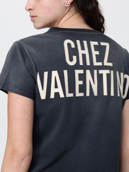 26SS 발렌티노 가라바니 반팔 티셔츠 8B3MG24Y9GL TB1 Black - VALENTINO GARAVANI