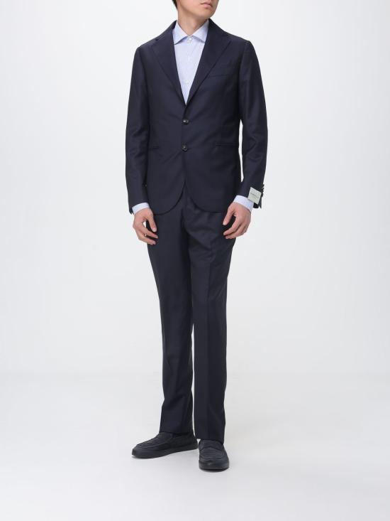 26SS 루이지 보렐리 수트 세트 A201027 04 Navy - LUIGI BORRELLI