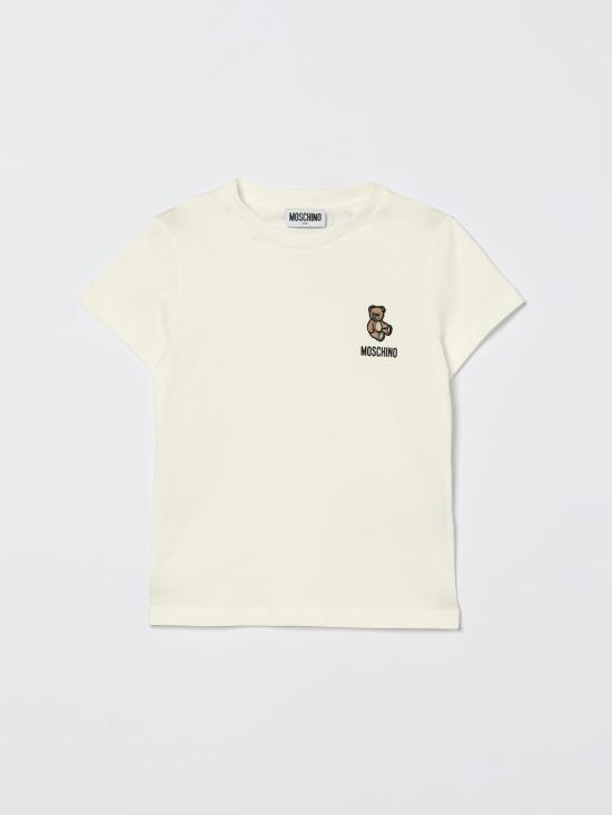 26SS [키즈] 모스키노 티셔츠 HUM05TLAA02 10063 White