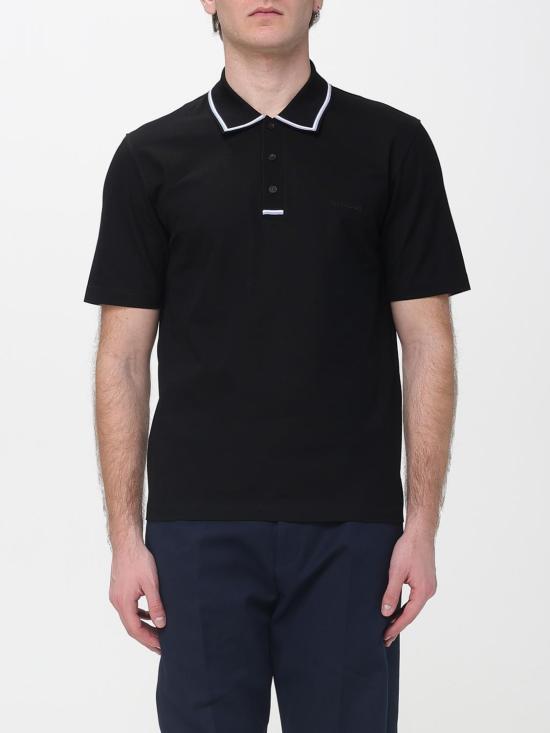 26SS 살바토레 페라가모 폴로 티셔츠 790958 002 Black