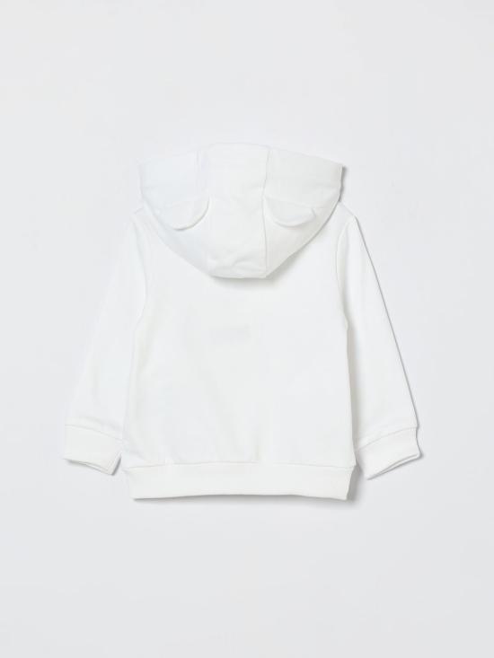 26SS [키즈] 모스키노 풀오버 MUF067LCA19 10101 White - MOSCHINO