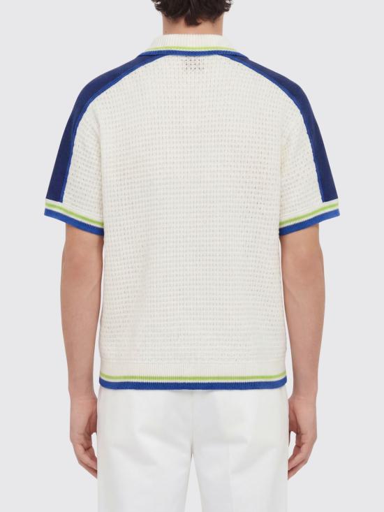 26SS 카사블랑카 반팔 셔츠 MSS26KW1310 01 White - CASABLANCA