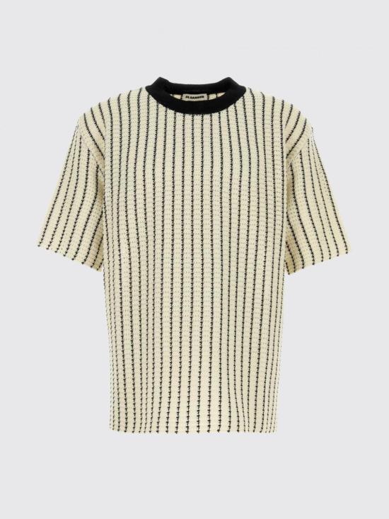 26SS 질샌더 반팔 티셔츠 J22GC0230J15467 071 Striped - JIL SANDER