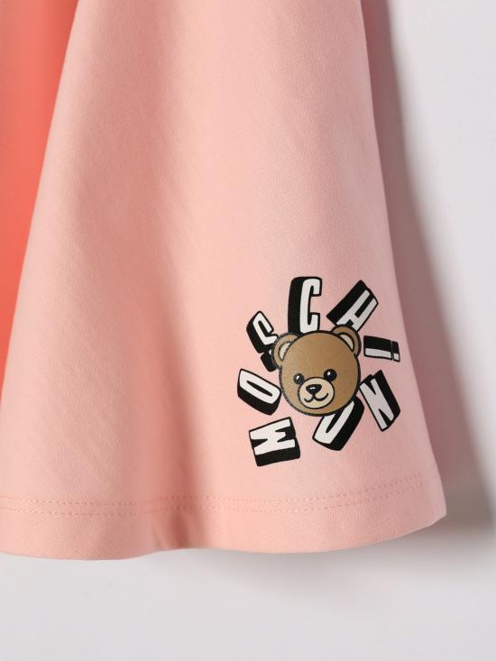 26SS [키즈] 모스키노 스커트 HDJ047LCA19 50209 Pink - MOSCHINO