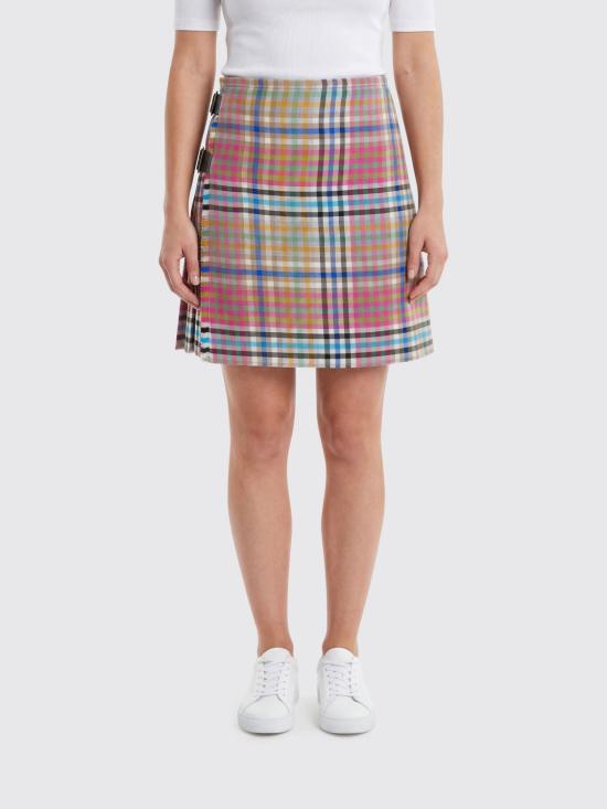 26SS 비비안웨스트우드 미디 스커트 1F020006W01CD O215 Multicolor