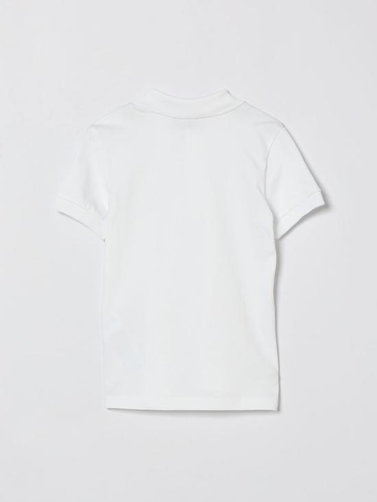 26SS [키즈] 모스키노 폴로 셔츠 HSM03YLFA09 10101 White - MOSCHINO