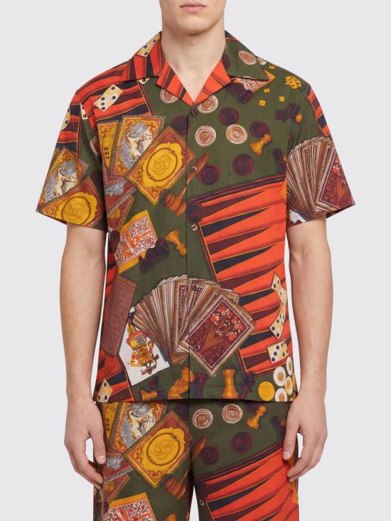 26SS 드롤드무슈 반팔 셔츠 SH228CO275 MC Multicolor