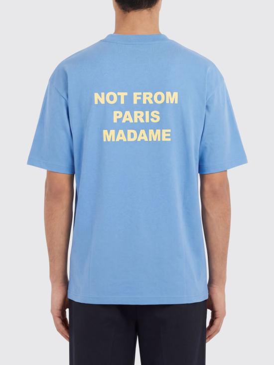 26SS 드롤드무슈 반팔 티셔츠 KTS203CO002 ATLANTIC Blue - DROLE DE MONSIEUR