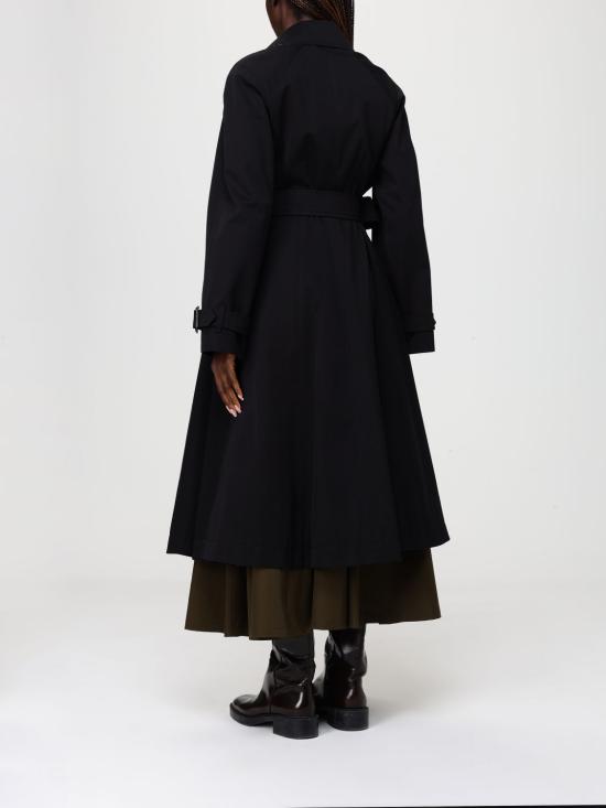 26SS 버버리 롱 개버딘 엘링엄 핏 카 코트 8118722 Black - BURBERRY