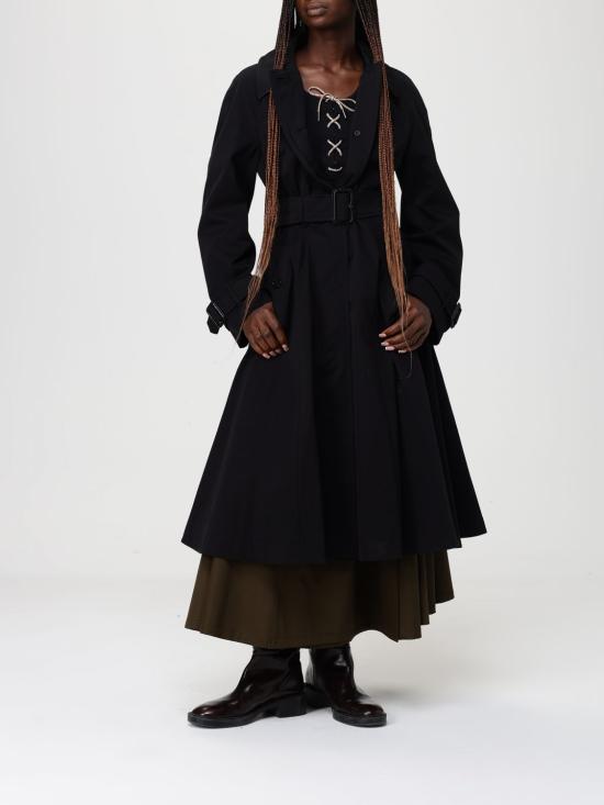 26SS 버버리 롱 개버딘 엘링엄 핏 카 코트 8118722 Black - BURBERRY