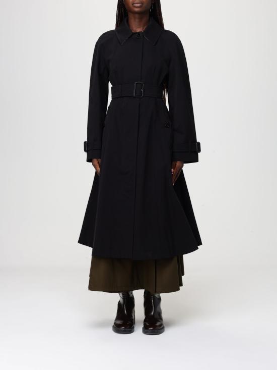 26SS 버버리 롱 개버딘 엘링엄 핏 카 코트 8118722 Black