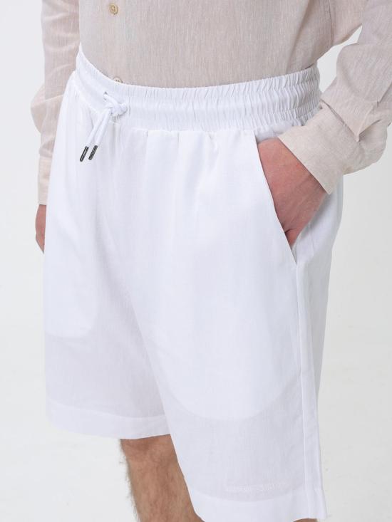 26SS 엠포리오 아르마니 숏팬츠 EM000681AF20590 U0002 White - EMPORIO ARMANI