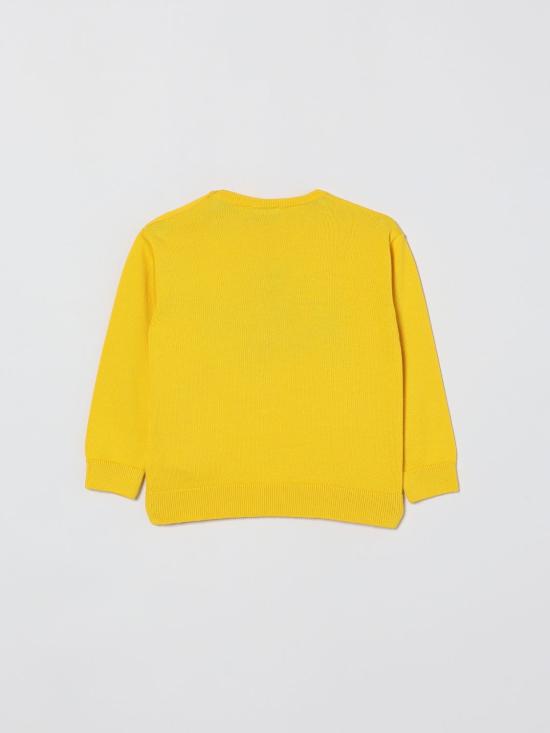 26SS [키즈] 모스키노 풀오버 M8W00JLHE62 50577 Yellow - MOSCHINO