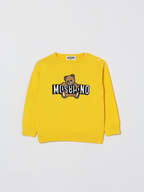 26SS [키즈] 모스키노 풀오버 M8W00JLHE62 50577 Yellow