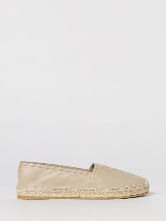 26SS 생로랑 램스킨 모노그램 에스파드리유 458573AAALP 9908 Pink