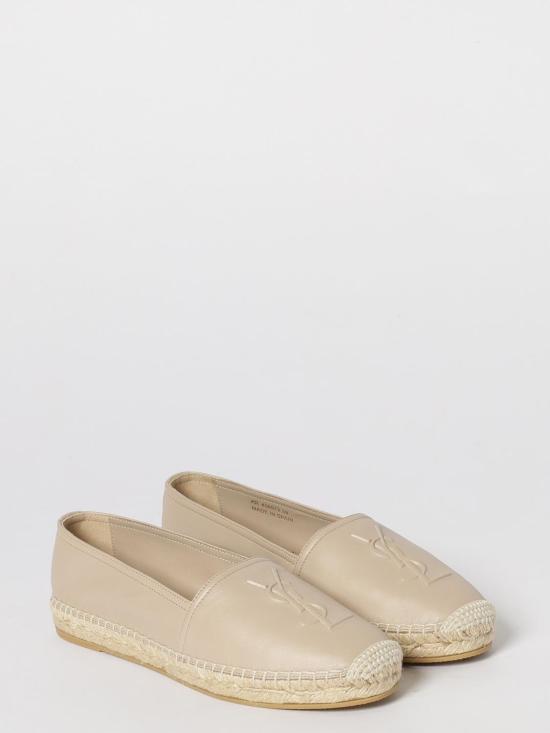 26SS 생로랑 램스킨 모노그램 에스파드리유 458573AAALP 9908 Pink - SAINT LAURENT