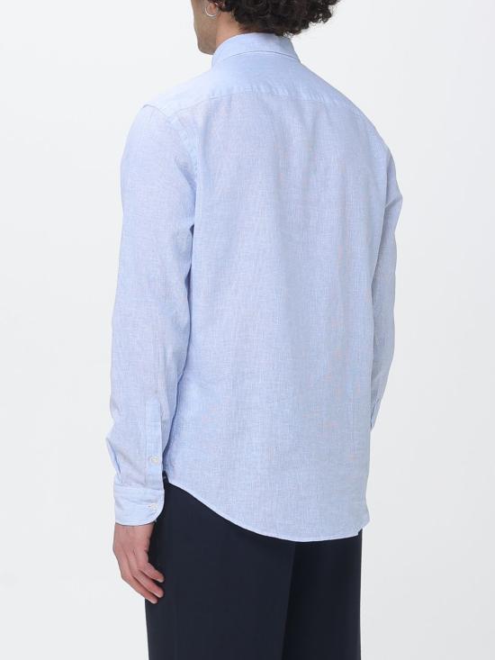 26SS 엠포리오 아르마니 긴팔 셔츠 EM000099TE20552 F9022 Gnawed Blue - EMPORIO ARMANI