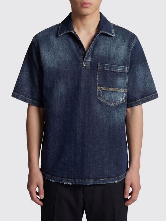 26SS 디스퀘어드2 데님 셔츠 S74DM1027S30664 470 Navy