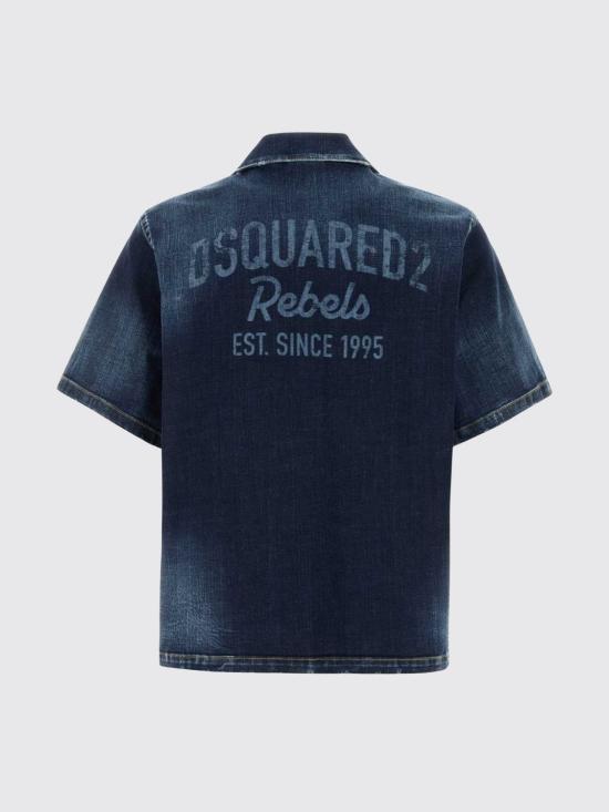 26SS 디스퀘어드2 데님 셔츠 S74DM1027S30664 470 Navy - DSQUARED2