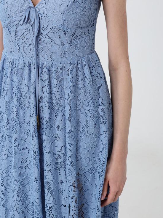 26SS 마이클 코어스 롱 원피스 MS683HQKQ9 424 Blue - MICHAEL KORS