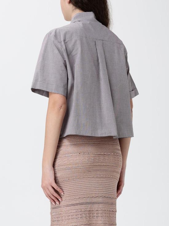 26SS 리우조 셔츠 CA6248T527A P9588 Brown - LIU JO