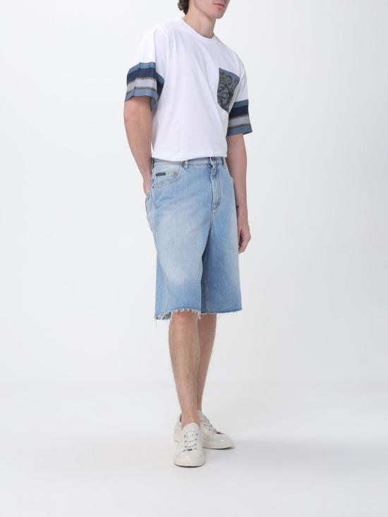 26SS 돌체앤가바나 데님 숏팬츠 GP1T2DG8NU7 S9001 Blue - DOLCE & GABBANA