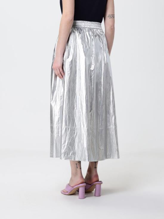26SS 티비 롱 스커트 R125ME5287 Silver - TIBI