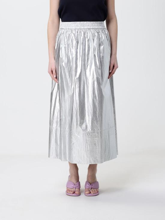 26SS 티비 롱 스커트 R125ME5287 Silver
