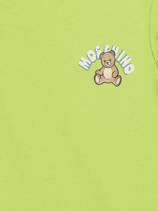 26SS [키즈] 모스키노 티셔츠 HWM058LAA01 30355 Green - MOSCHINO