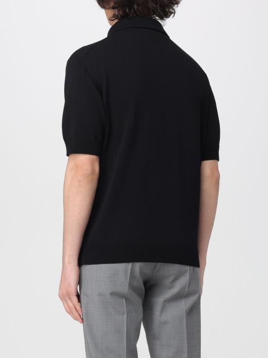 26SS 자노네 폴로 티셔츠 810332ZN399 Z3369 Black - ZANONE