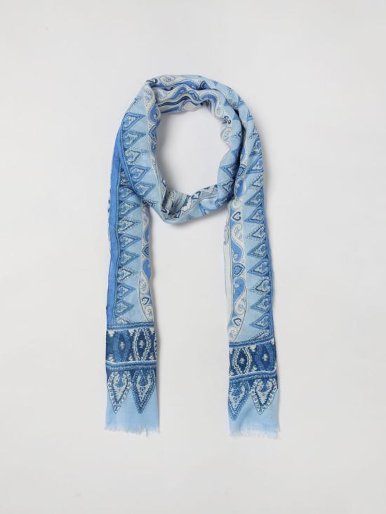 26SS 에트로 머플러/스카프 MATA0038AKG93 S9880 Gnawed Blue - ETRO