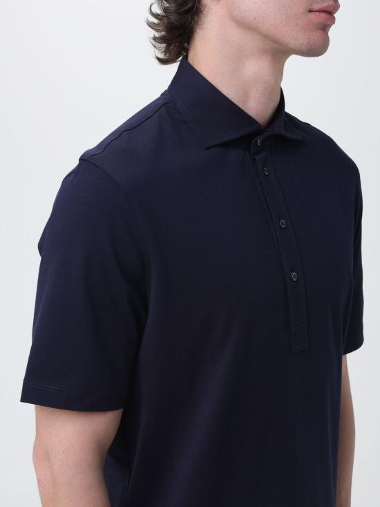 26SS 브루넬로 쿠치넬리 폴로 티셔츠 M0B133915 C6134 Cobalt - BRUNELLO CUCINELLI