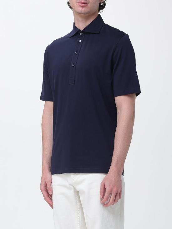 26SS 브루넬로 쿠치넬리 폴로 티셔츠 M0B133915 C6134 Cobalt - BRUNELLO CUCINELLI