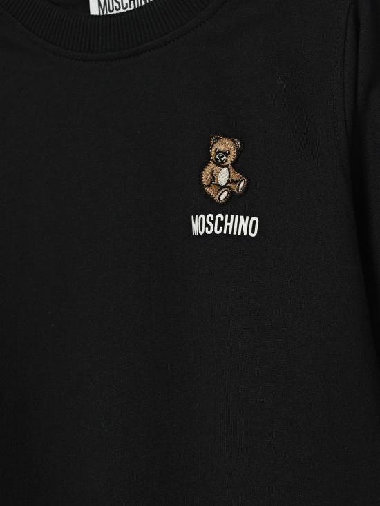 26SS [키즈] 모스키노 티셔츠 HUF09XLCA19 60100 Black - MOSCHINO