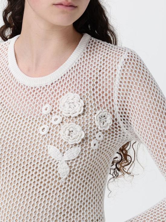 26SS 가니 긴팔 티셔츠 A1070231 135 White - GANNI