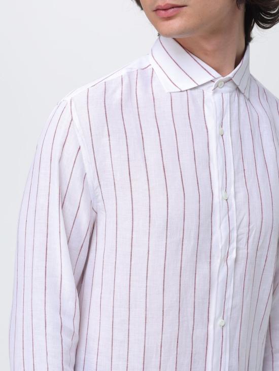 26SS 브루넬로 쿠치넬리 긴팔 셔츠 MM6860627 C151 White - BRUNELLO CUCINELLI