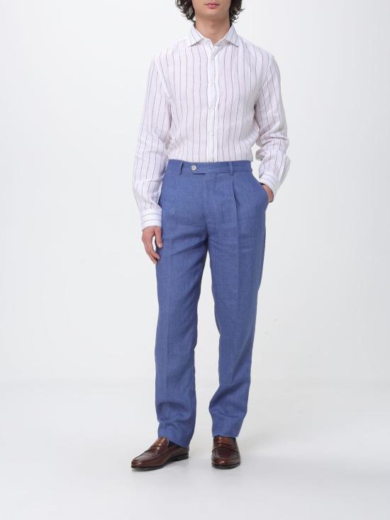 26SS 브루넬로 쿠치넬리 긴팔 셔츠 MM6860627 C151 White - BRUNELLO CUCINELLI