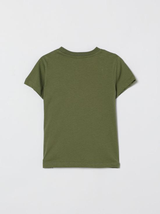26SS [키즈] 모스키노 티셔츠 HXM058LAA02 30037 Olive - MOSCHINO