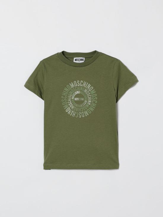 26SS [키즈] 모스키노 티셔츠 HXM058LAA02 30037 Olive