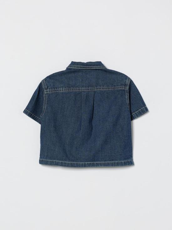 26SS [키즈] 모스키노 셔츠 MUC01KL0E45 40188 Blue - MOSCHINO