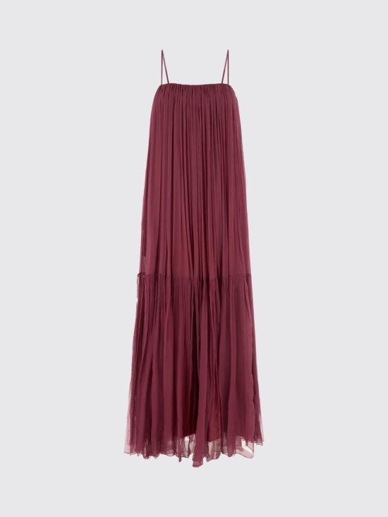 26SS 끌로에 롱 원피스 CH26SRO65001 633 Red - CHLOE
