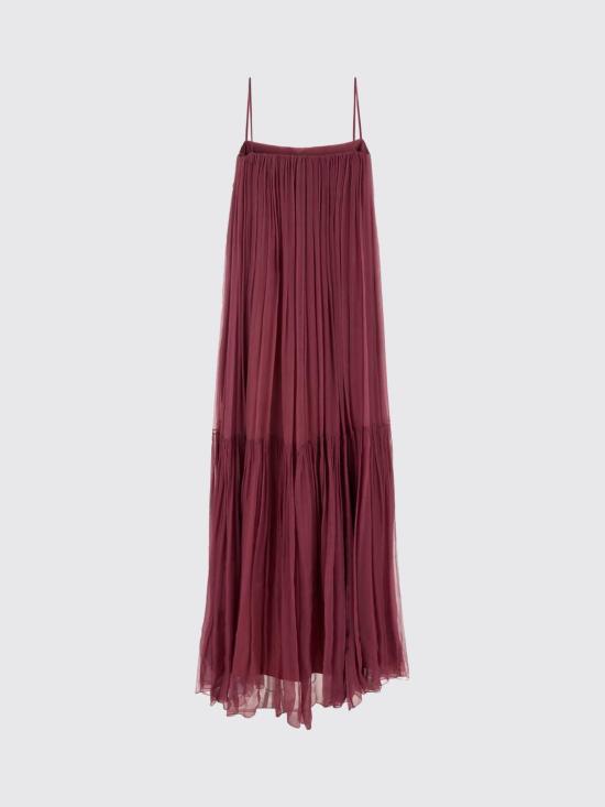 26SS 끌로에 롱 원피스 CH26SRO65001 633 Red - CHLOE