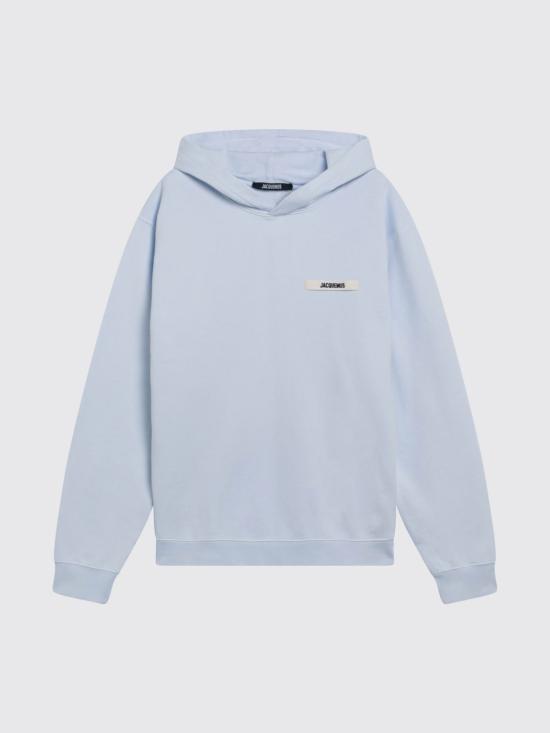 26SS 자크뮈스 그로그랭 후드 티셔츠 HOM00247AJ00126 321 Gnawed Blue - JACQUEMUS