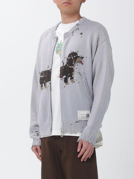 26SS 메종 미하라 야스히로 스웨터 A16CD501 BLUE Grey - MAISON MIHARA YASUHIRO