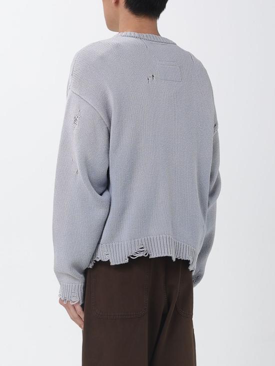 26SS 메종 미하라 야스히로 스웨터 A16CD501 BLUE Grey - MAISON MIHARA YASUHIRO