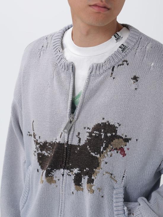 26SS 메종 미하라 야스히로 스웨터 A16CD501 BLUE Grey - MAISON MIHARA YASUHIRO