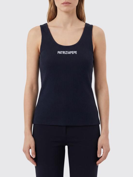 26SS 파트리지아페페 민소매 티셔츠 8M1617J216 K103 Black